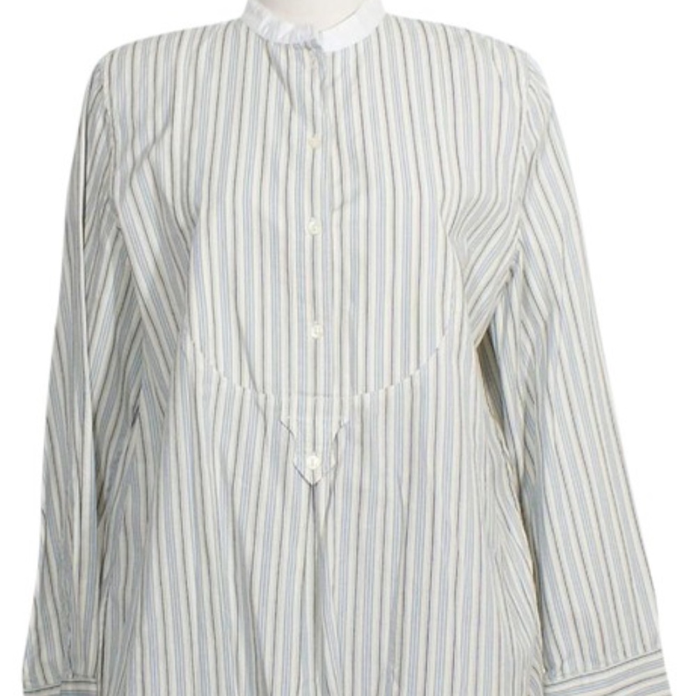 Ralph Lauren Striped Bib-Front Tunic XL NWT